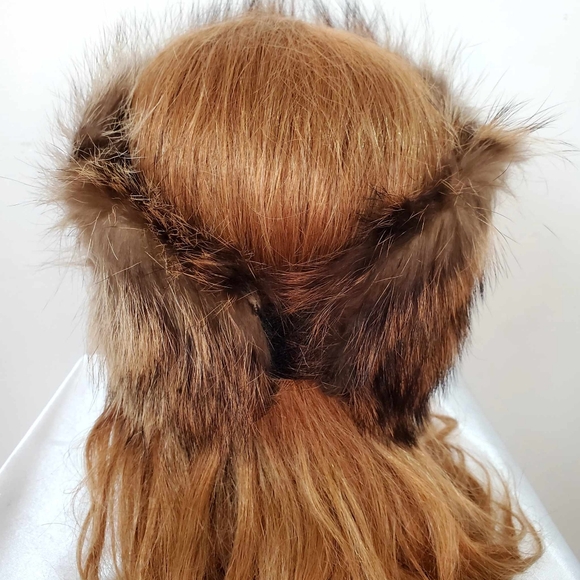 Real fur headband - Picture 3 of 11